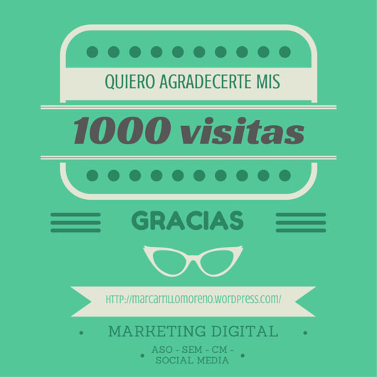 Mar Carrillo - 1000 visitas - Gracias