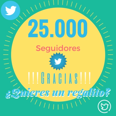 25000 seguidores -  Mar Carrillo