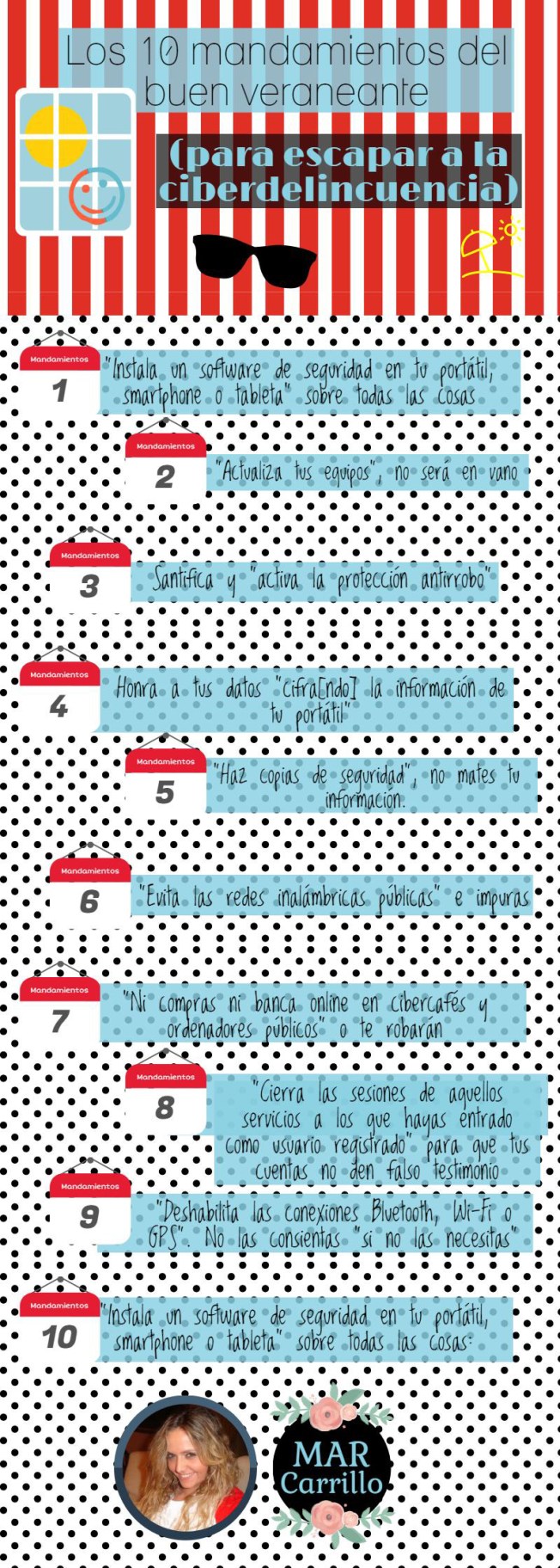 10 mandamientos del buen veraneante digital - Mar Carrillo