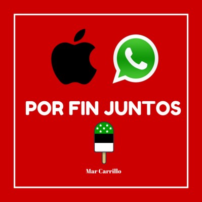 Mar Carrillo whatsapp web iphone
